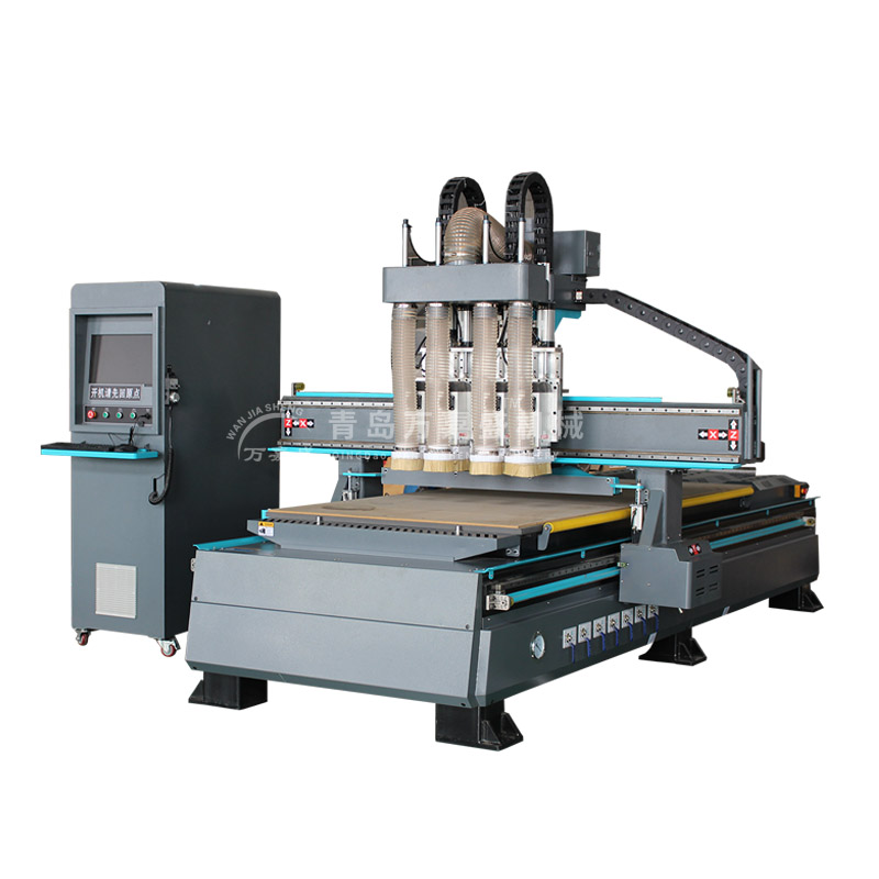 Four process cutting machine